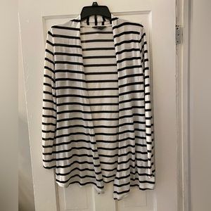 Long Sleeve Striped Cardigan